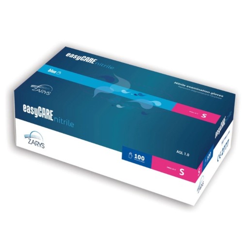 Manusi examinare nitril nepudrate blue marimea L Easycare 100 bucati