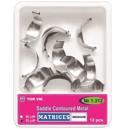 Matrici metal conturate medium standard 3.5mm 12 bucati TorVM